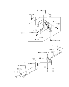 Kawasaki Fr730v-As05 Control Equipment Diagram and Parts List for Z-FORCESZ60 (17AIDGHD-17AIDGHD010)(2014) Cub Cadet Lawn Tractor